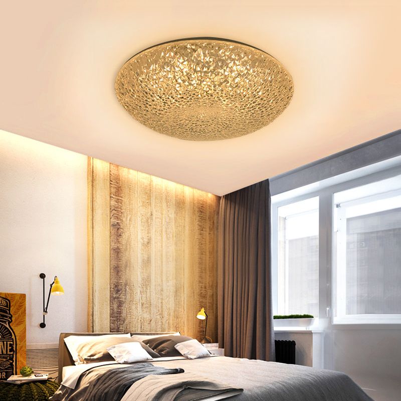 Kom spoelbevestiging lamp Minimalistisch acryl LED helder plafondlicht in wit/warm/natuurlijk licht voor slaapkamer