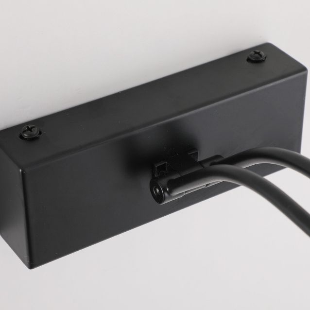 Murale linéaire en métal Lumière Miroir Miroir à 1 lumière moderne luminaire monté