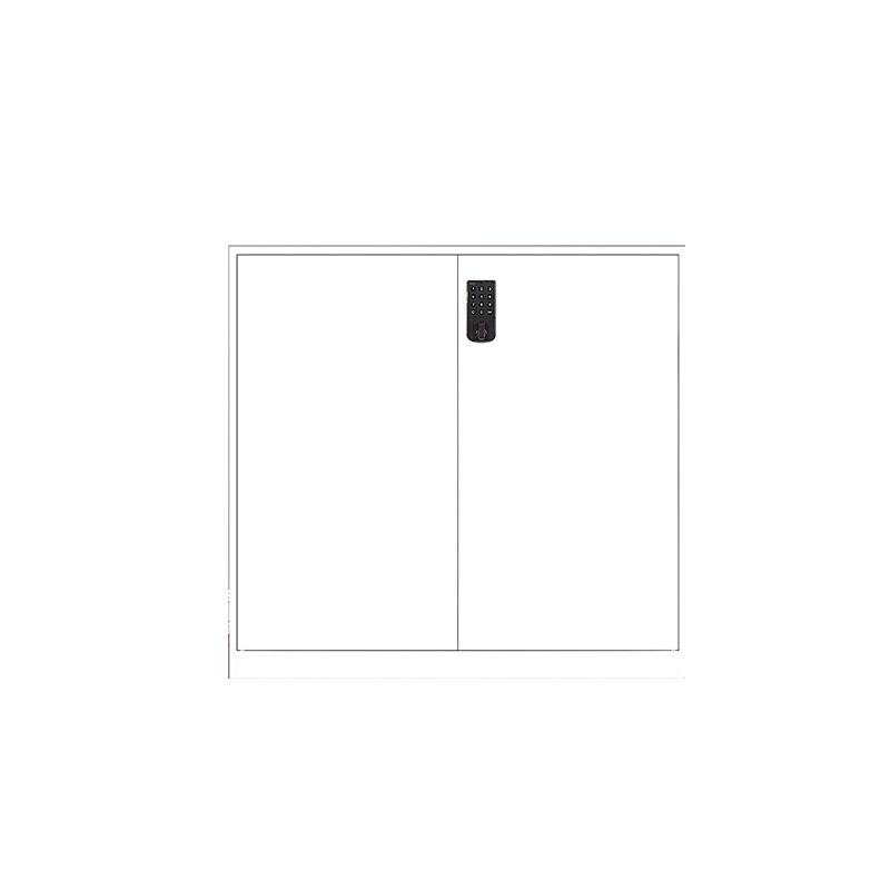 Contemporary File Cabinet Steel Frame Electronic Lock Lateral File Cabinet for Office