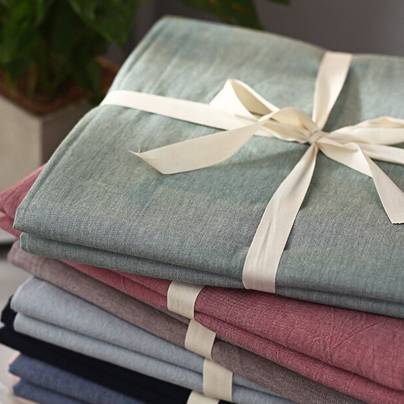 Single Piece Sheet Fade Resistant Queen Breathable Cotton Bed Sheet