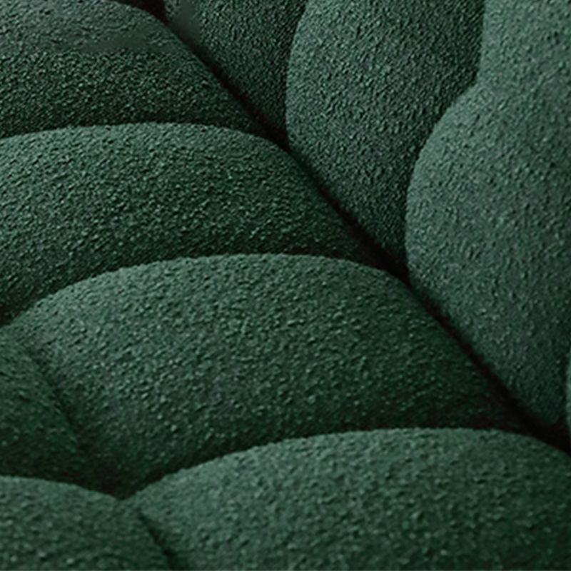 3/4-Seater Biscuit Back Sofa Modern Dark Green Tuxedo Arm Sofa