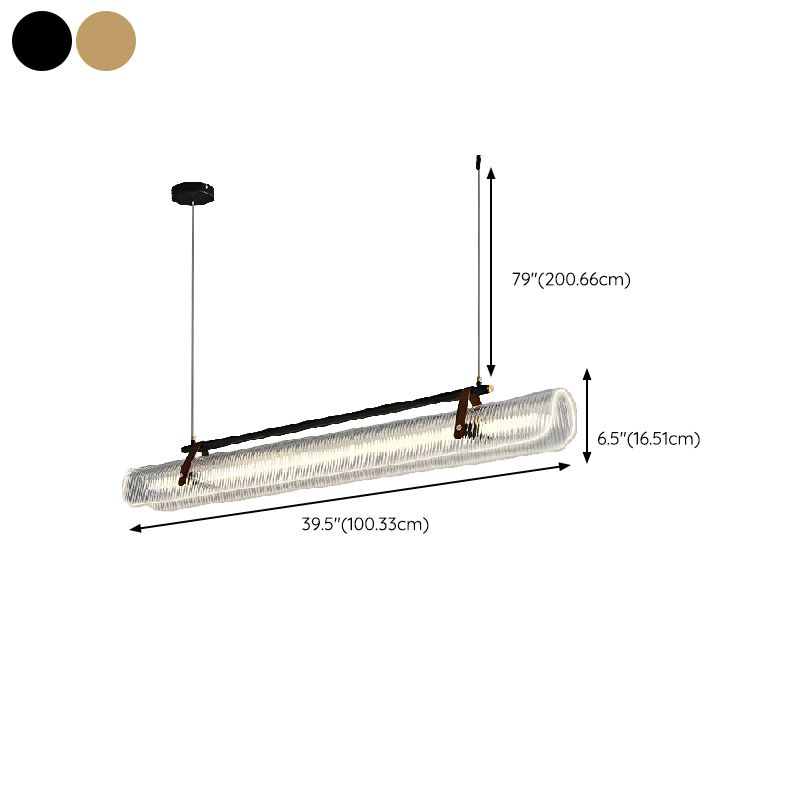 Modern LED Ceiling Light Golden/Black Kitchen Island Lighting for Dining Room