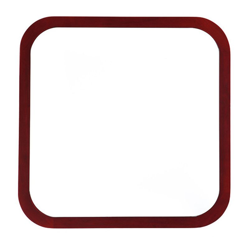 Rechteckige Deckenleuchte aus Holz mit abgerundeten Ecken, moderne LED-Einbauleuchte für Schlafzimmer