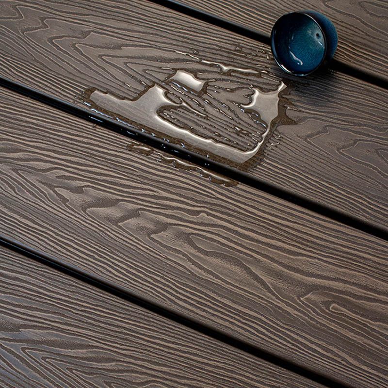 Composite Deck Plank Interlocking Patio Flooring Tiles with Slip Resistant