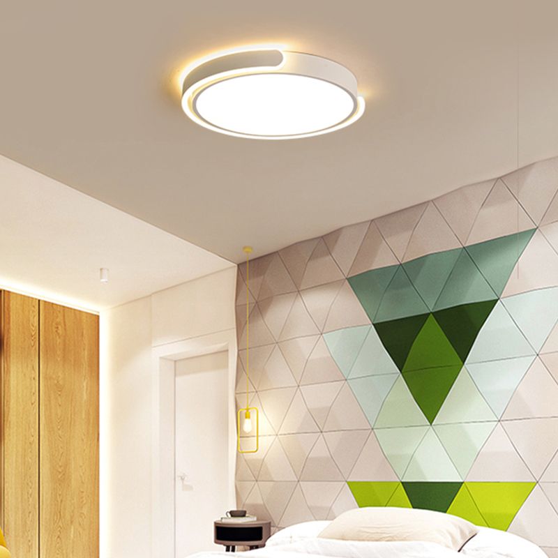 Lampe LED encastrée avec abat-jour en acrylique, plafonnier de Style moderne pour chambre à coucher