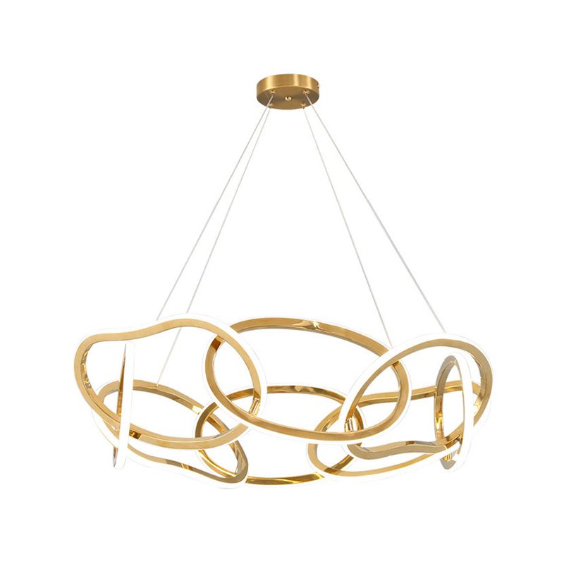 Lámpara lineal lámpara de lámpara de lámpara múltiple LED colgante para dormitorio para dormitorio