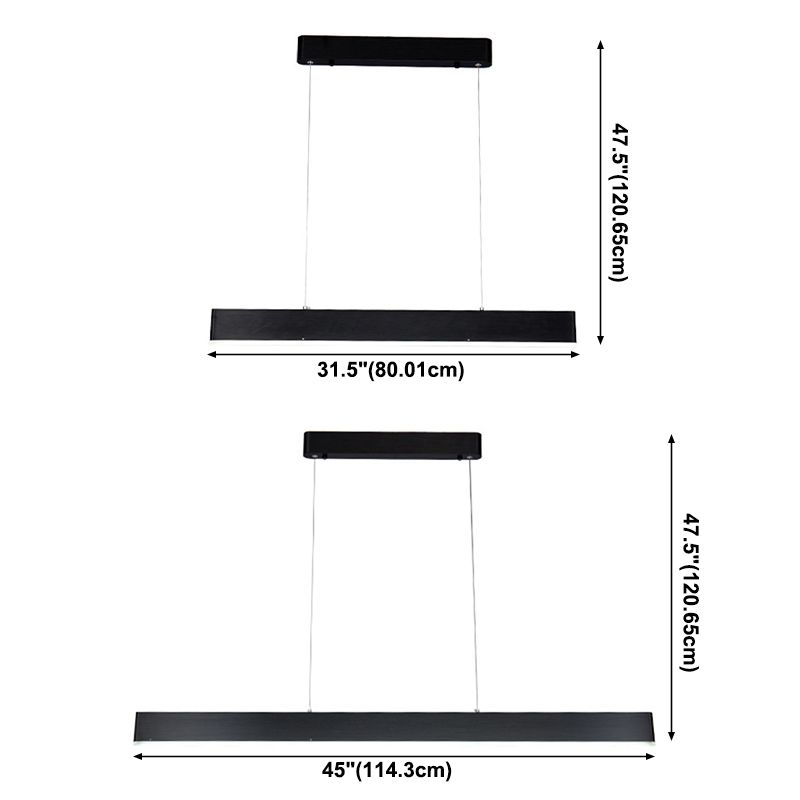 Einfachheit zeitgenössischer Insel Leicht LED -Beleuchtung für Salon Café Café