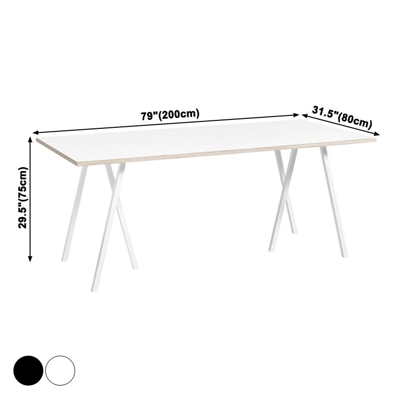Simple Standard Sintered Stone Top Dining Table Rectangle Shape Dining Table with 6 Legs Base
