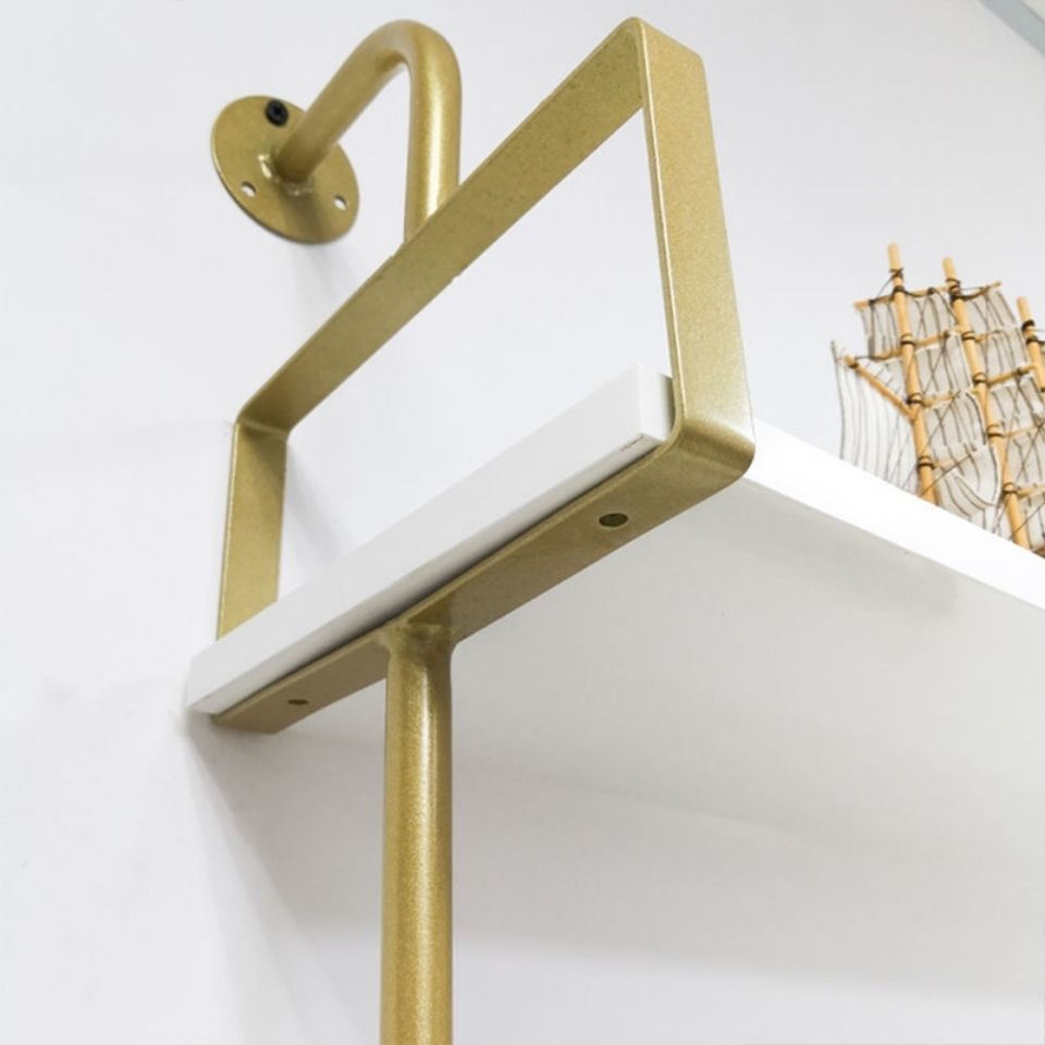 Modern Wooden Wall Mounted Bookshelf Floating Storage Bookcase