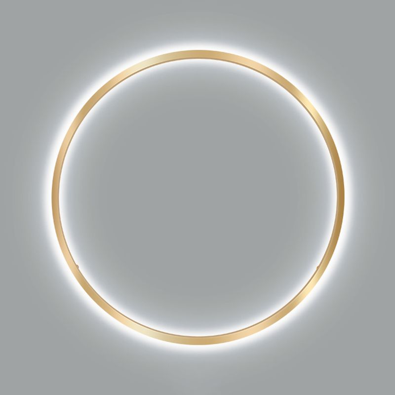 Runde Schatten Metall Wandleuchter moderner Stil mit einem leichten Wand montiertes Licht