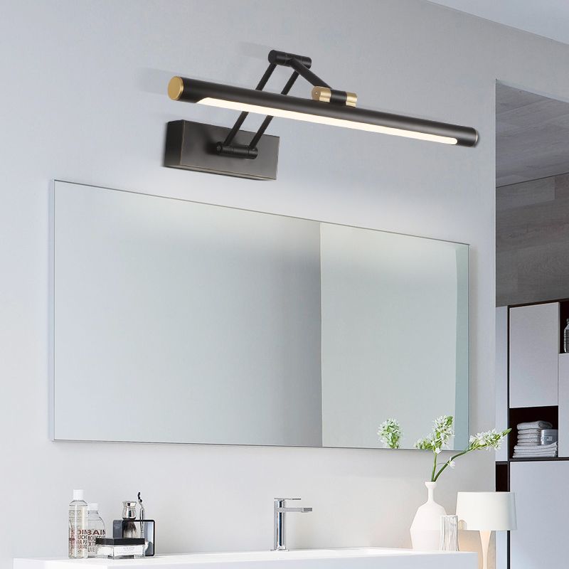 Lampe murale à LED en fer laqué dans la simplicité moderne