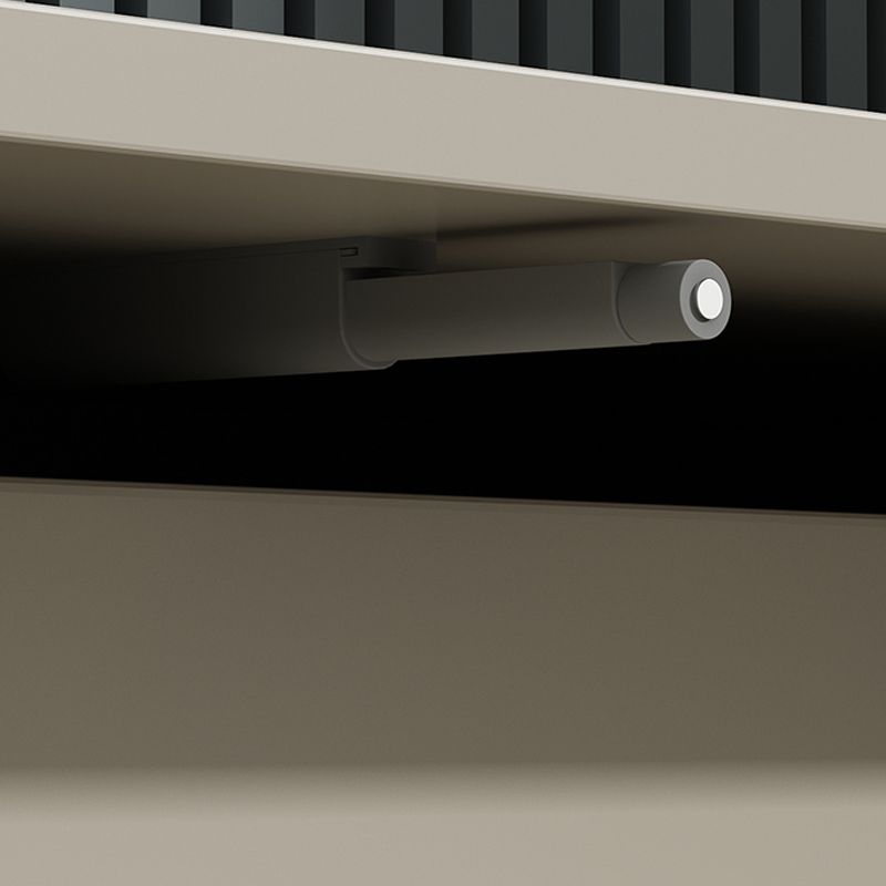 13.77" Wide Modern Accent Chest with 6 Drawers and 4 Straight Black Legs