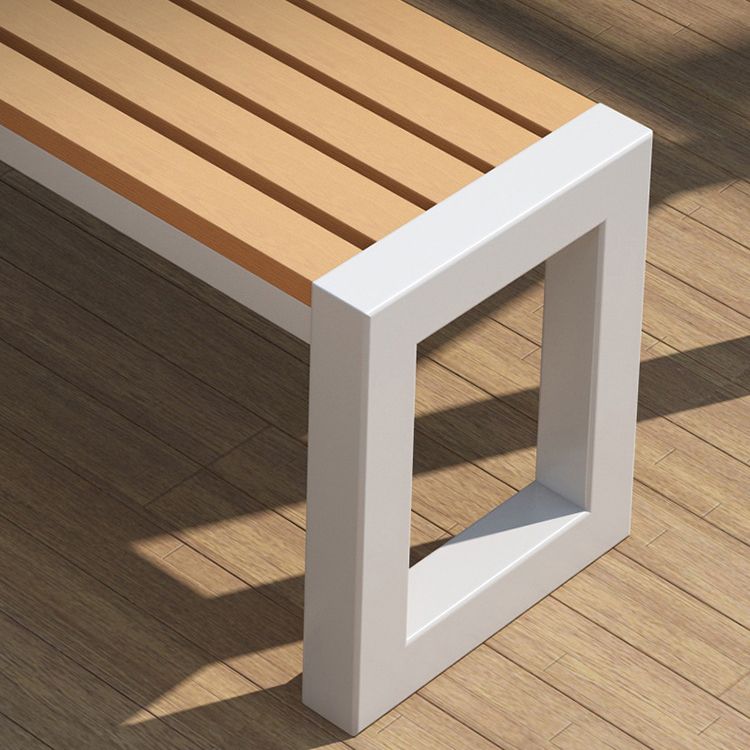 Modern 1/3 Pieces Metal Dining Set Reclaimed Wood Table Set for Outdoor