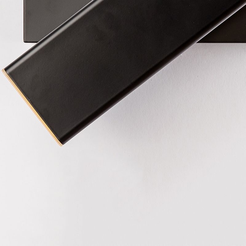 350 ° design rotabile Design LED LAMPAGNO SEMPLICITÀ STANZO ACRILICO LIGHT DI SCONCE RETTANGOLARE PER CAMERA