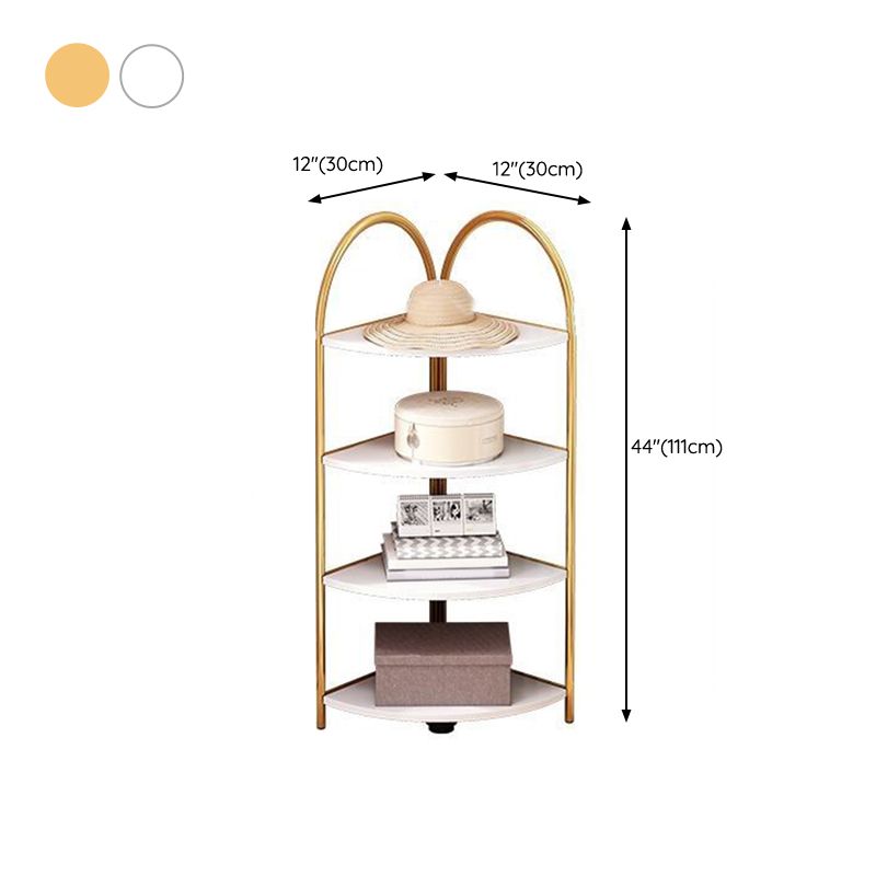 Modern Metal Shelf Bookcase Open Shelf Book Shelf for Living Room