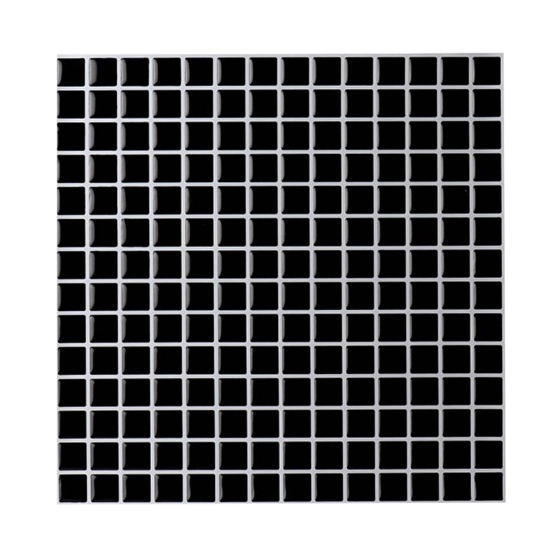 Gridded Wallpaper Panels Self-Adhesive Minimalist Kitchen Backsplash Wall Covering