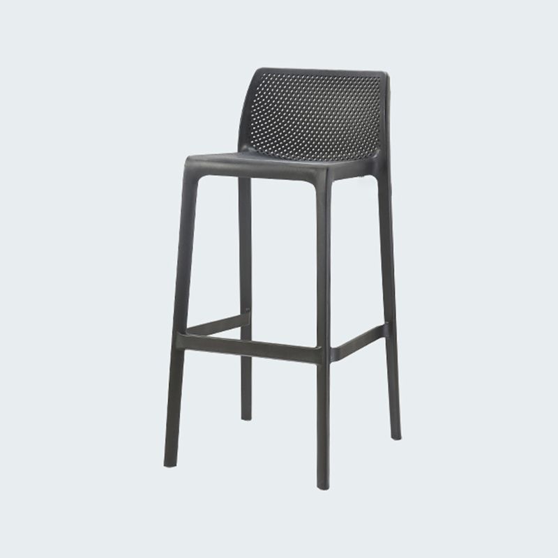 Modern Style Bar-stool Plastic Counter Bar Stool for Kitchen Bar with Plastic Legs