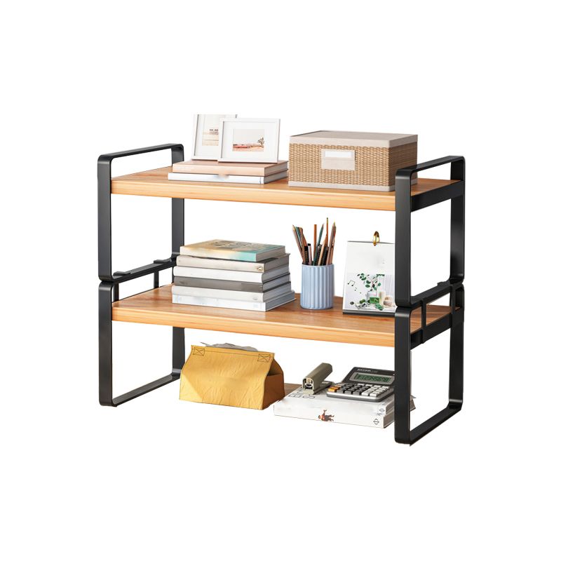 Modern Open Shelf Bookcase Metal Etagere Book Shelf for Study Room