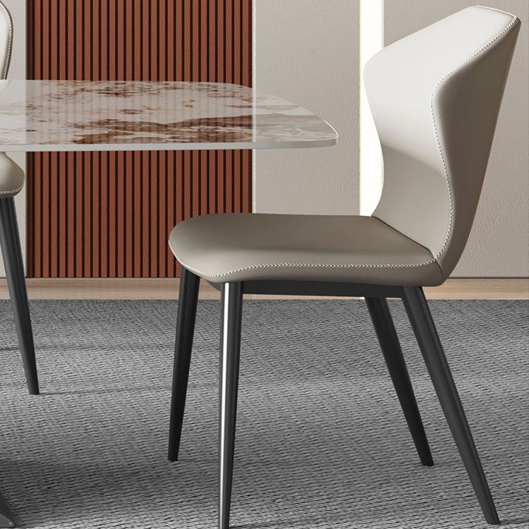 Modern Rectangle Sintered Stone Dining Table Set 1/4/5/6/7 Pieces Dining Set