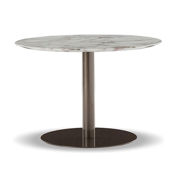 Modern Geometric Courtyard Table Stainless Steel Outdoor Table