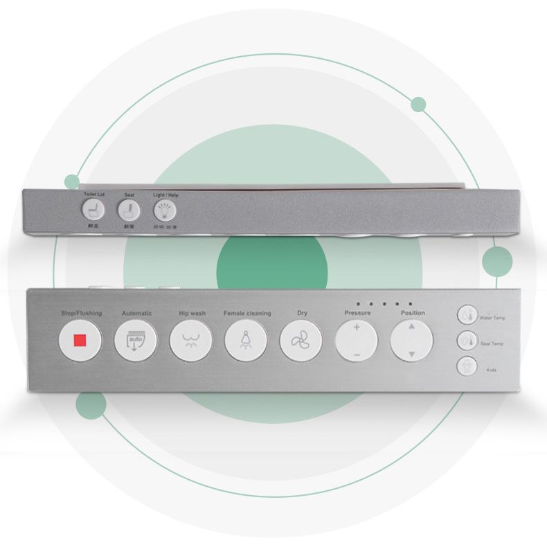 Modern Floor Mount Toilet Bowl Siphon Ceramic Toilet with Seat for Bathroom