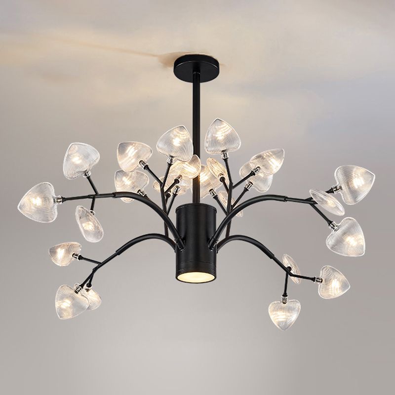 Forma di filiale in metallo lampadario moderno in stile moderno lampada appesa per negozio