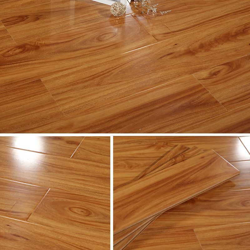 Double Click-Lock Laminate Flooring Stain Resistant Laminate Plank Flooring