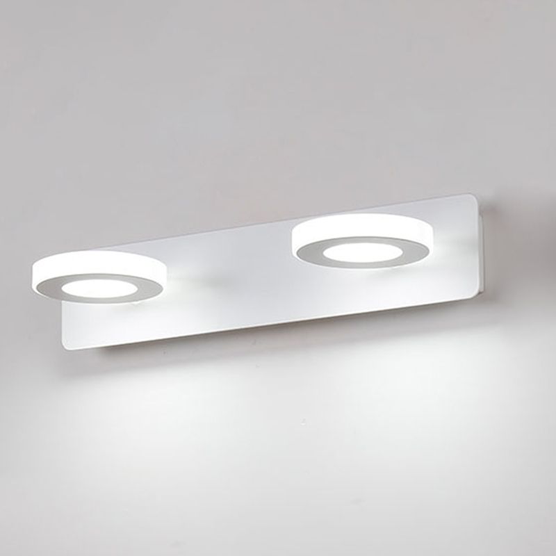Lumo moderno a specchio a più head Stile moderno semplice lampada da toeletta per il bagno