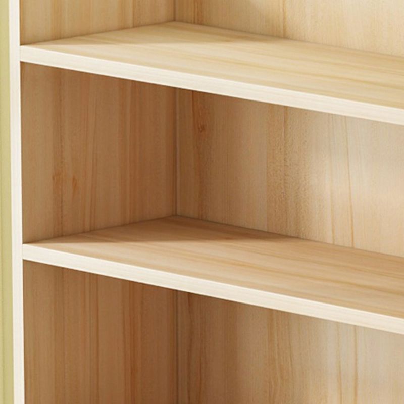Modern Solid Wood Bookcase Closed Back Bookshelf for Any Room