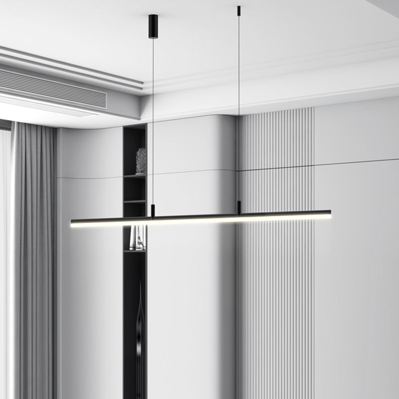 Nordic Pendant Light Modern Style Strip Sanging Lampy Pice pour salle à manger