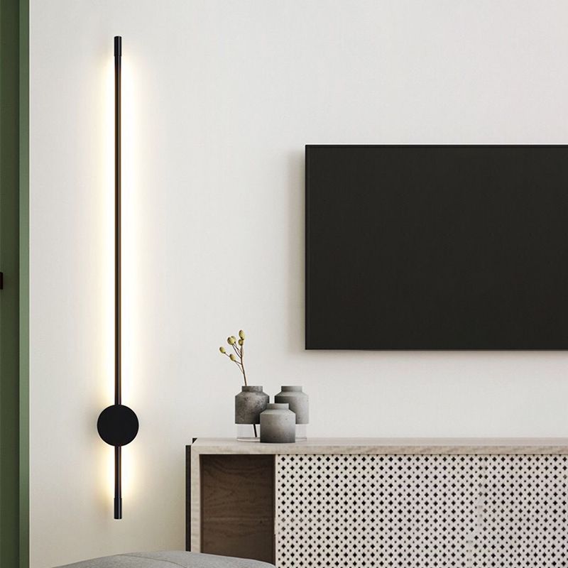 Zeitgenössischer kreativer linearer Wandleuchten Wohnzimmer Esszimmer Wandleuchte