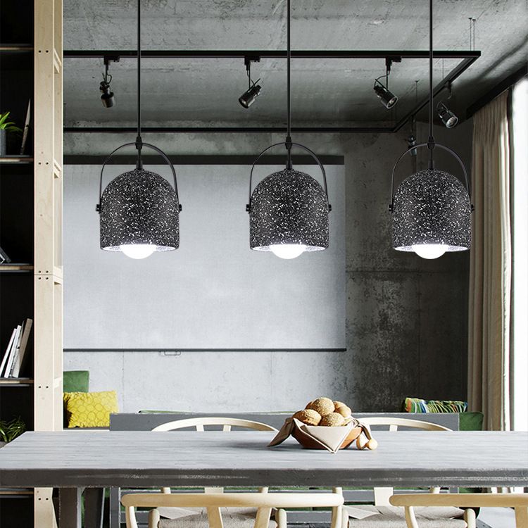 Zement -Anhänger -Deckenlichter mit Schatten moderner 1 leichter Anhängerlampe