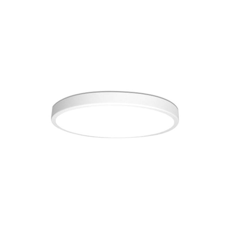 Luz LED blanca de montaje empotrado, iluminación de techo ultrafina con pantalla acrílica para dormitorio de estilo moderno