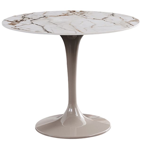 Modern 1/2/3 Pieces Dining Set Round Sintered Stone Dining Table Set