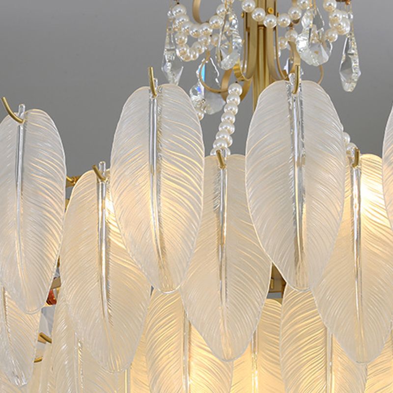 Luz de lámpara de plumas de lámpara de lámpara de vidrio glaseado vintage iluminación para restaurante