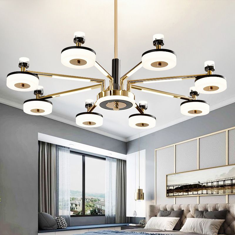 2 Bulbs Quantity Optional Modern Chandelier Pendant Light for Living Room Dining Room