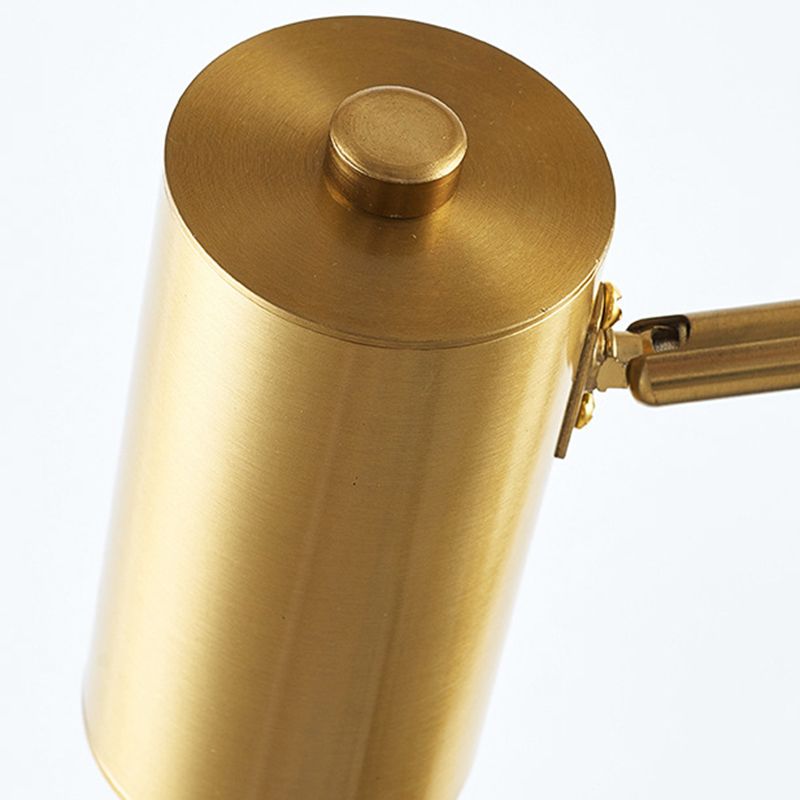 Moderne artistiek verstelbare wandlamp elektroplate ijzercilindroid wandlicht met acrylschaduw