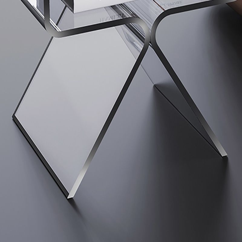 11" Wide Glam Side Table Acrylic Accent Side Table for Bedroom