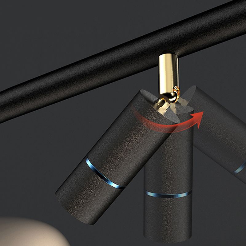 Spoltlight Acrilic Sfrigerale lampada isola minimalista LAMPAGGIO A IMPESSO LED NERO E GOLD per il ristorante