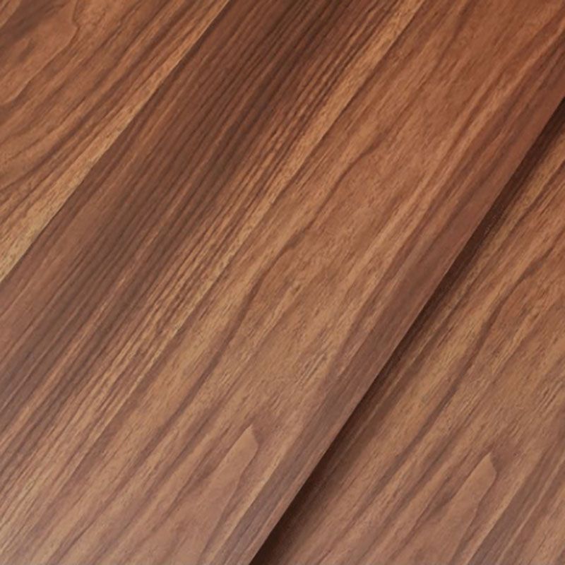 Modern Engineered Wood Bookshelf Walnut Geometric Closed Back Bookcase