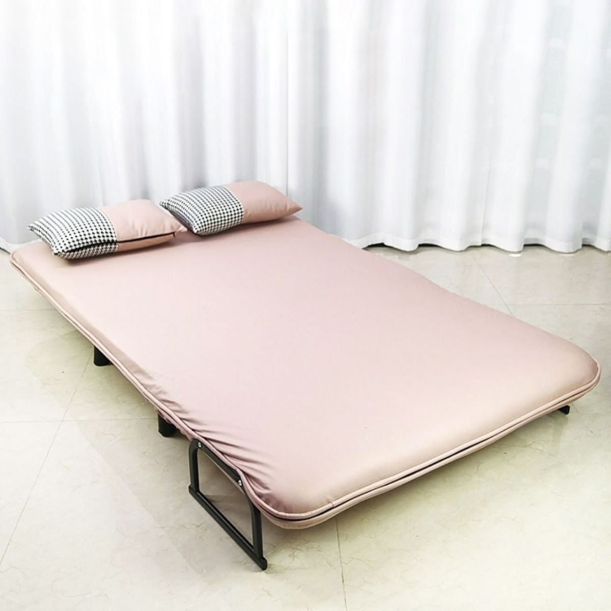Modern Faux Leather Sofa 28.34" D x 32.28" H Recessed Arm Sofa