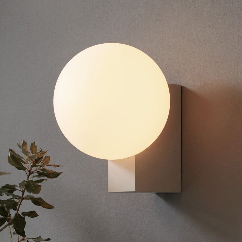 Simple Shape Wall Light Fixture Glass Shade Wall Light Fixtures
