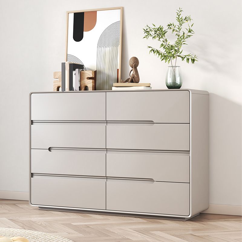Contemporary Dresser Wooden Storage Chest Dresser with Drawers
