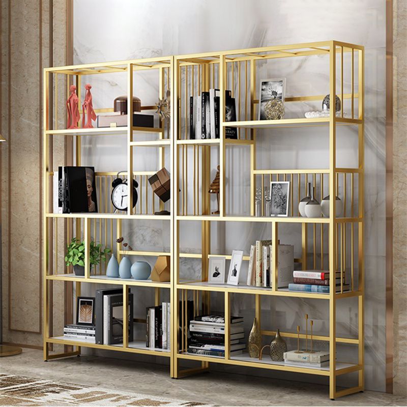 Etagere Bookshelf Modern Metel Bookshelf for Living Room 70.9" H X 11.8" W