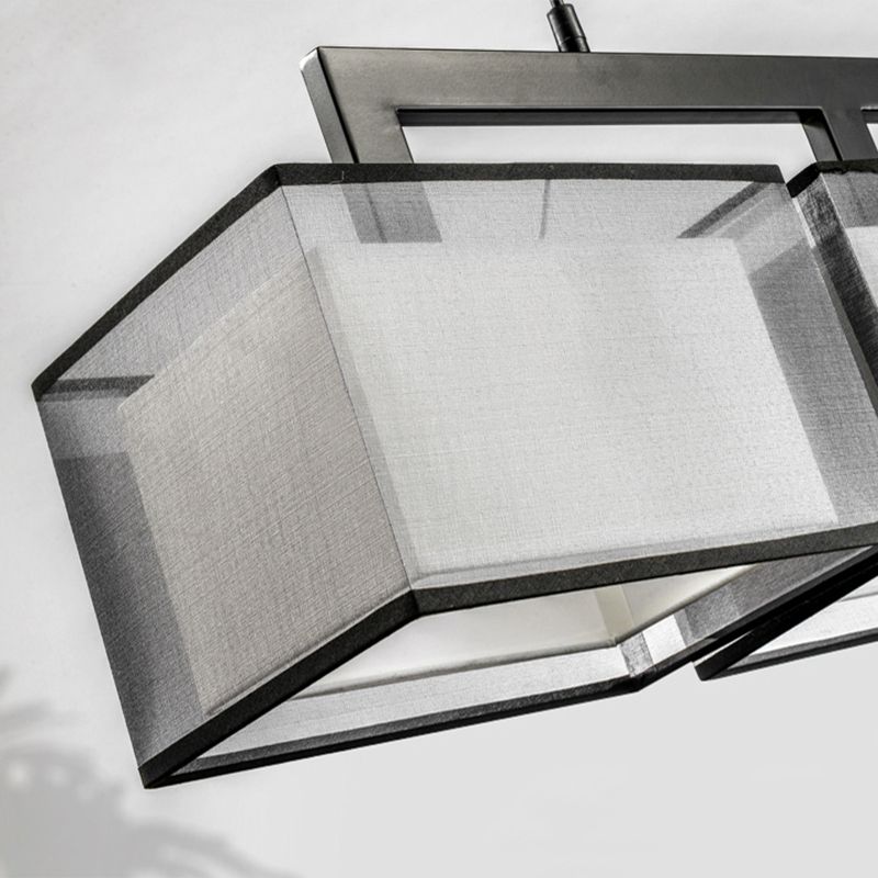 Modern Kitchen Island Lighting Cube Island Lighting Metal 3 Light Island Lights