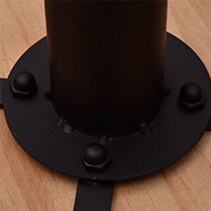 Modern Pub Table Round Bar Height Solid Wood Bar Table for Indoor