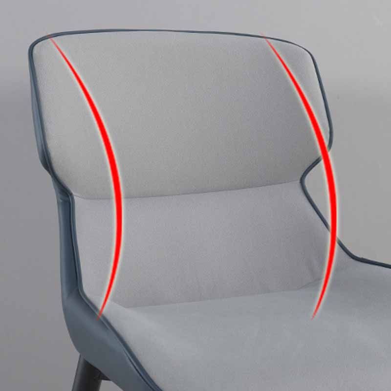 Silla de comedor de metal industrial Sillón de comedor de cuero sintético para uso en restaurantes