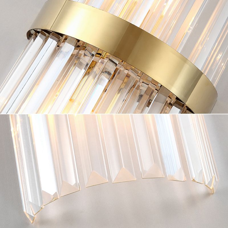 2 luci Montaggio a parete Light Aibture Postmodern Crystal Wall Sconce Light per interno