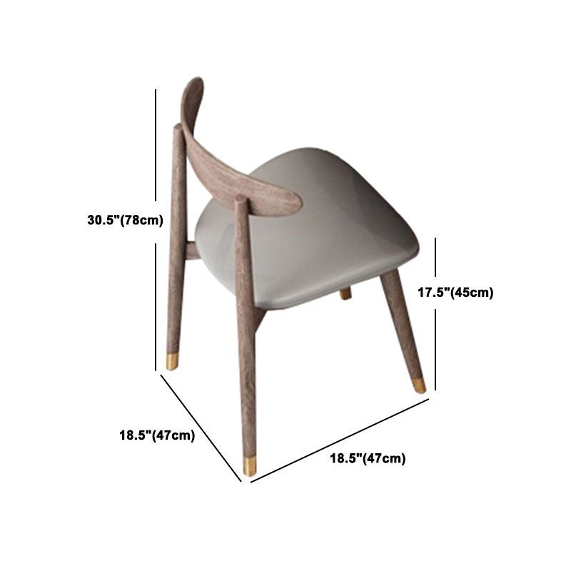Modern Dining Set 1/4/7 Pieces Folding Dining Table with Open Back Dining Side Chairs