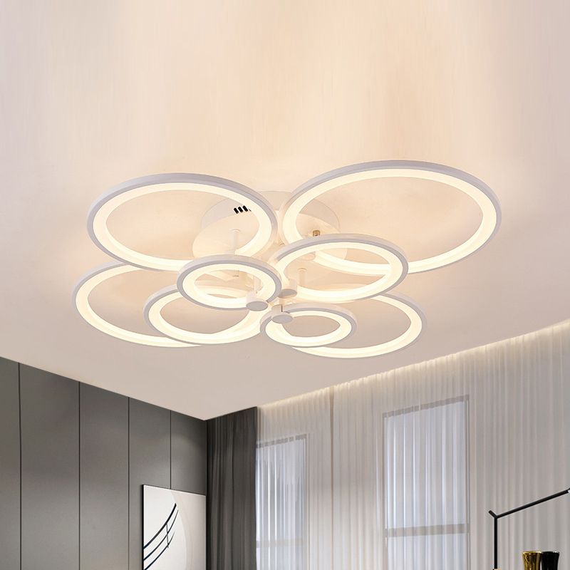 Luz de techo de estilo moderno Simplicidad Flush Mount Lighture para sala de estar
